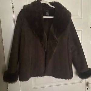 Eivissa faux suede jacket